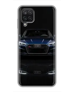 Чохол для Samsung Galaxy A12 з картинкою «Audi — нічне відображення» Чохол для Samsung Galaxy A12 з картинкою «Audi — нічне відображення»