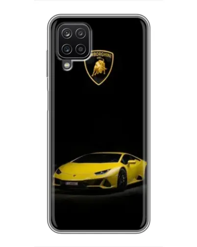 Чехол для Samsung Galaxy A12 с картинкой «Lamborghini желтый акцент» Чехол для Samsung Galaxy A12 с картинкой «Lamborghini желтый акцент»
