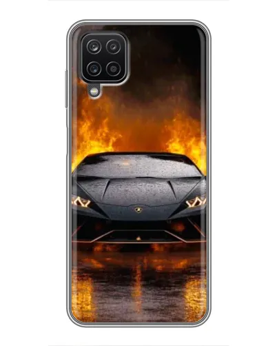 Чехол для Samsung Galaxy A12 с картинкой «Lamborghini в огне» Чехол для Samsung Galaxy A12 с картинкой «Lamborghini в огне»