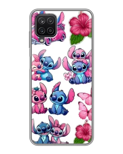 Чехол для Samsung Galaxy A12 с картинкой «Стикеры Stitch и Angel» Чехол для Samsung Galaxy A12 с картинкой «Стикеры Stitch и Angel»