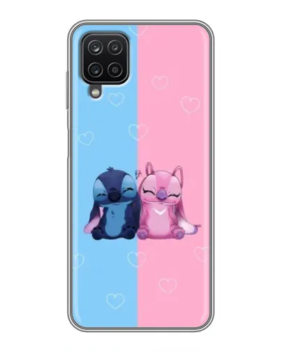 Чехол для Samsung Galaxy A12 с картинкой «Stitch и Angel Love» Чехол для Samsung Galaxy A12 с картинкой «Stitch и Angel Love»