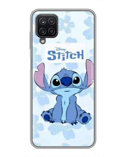 Чехол для Samsung Galaxy A12 с картинкой «Stitch среди цветов» Чехол для Samsung Galaxy A12 с картинкой «Stitch среди цветов»