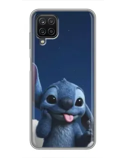 Чехол для Samsung Galaxy A12 с картинкой «Стич в облаках» Чехол для Samsung Galaxy A12 с картинкой «Стич в облаках»