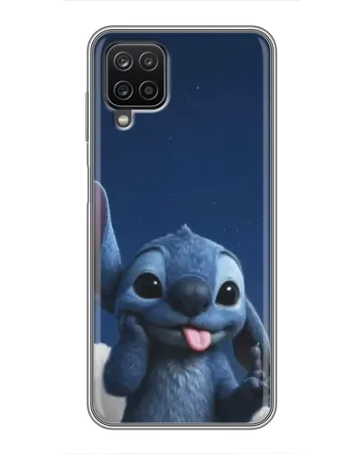 Чехол для Samsung Galaxy A12 с картинкой «Стич в облаках» Чехол для Samsung Galaxy A12 с картинкой «Стич в облаках»