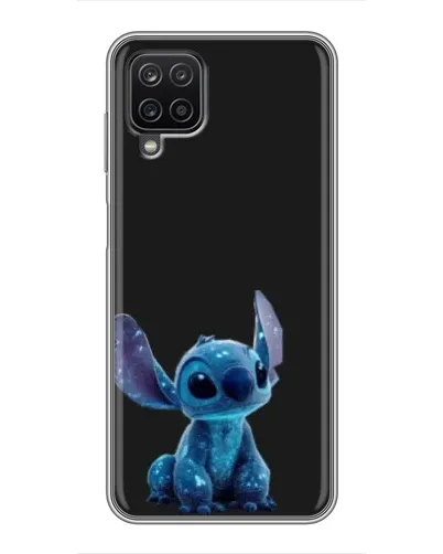 Чехол для Samsung Galaxy A12 с картинкой «Стич на черном» Чехол для Samsung Galaxy A12 с картинкой «Стич на черном»