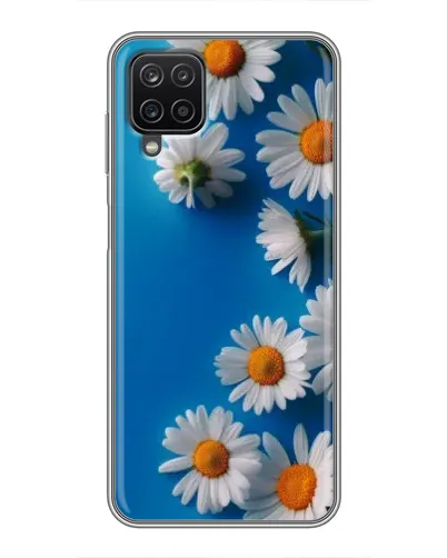 Чехол для Samsung Galaxy A12 с картинкой «Белоснежные маргаритки»