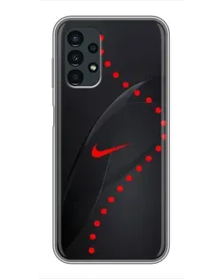 Чехол для Samsung Galaxy A13 (4G) с картинкой «Абстрактный дизайн Nike»