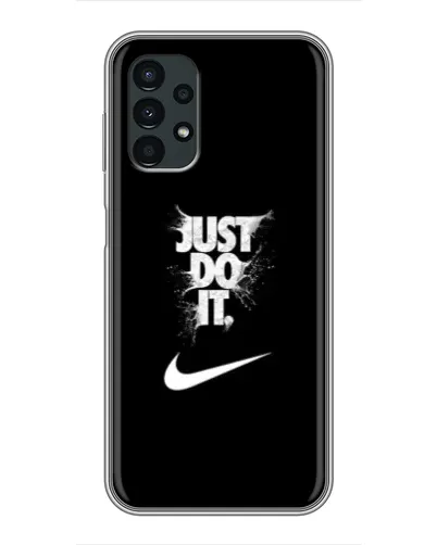 Чехол для Samsung Galaxy A13 (4G) с картинкой «Текстовый принт Nike»