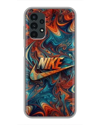 Чехол для Samsung Galaxy A13 (4G) с картинкой «Nike в абстракции»