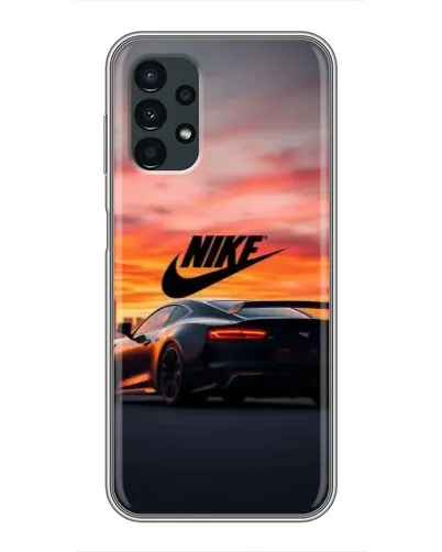 Чехол для Samsung Galaxy A13 (4G) с картинкой «Nike и суперкар»