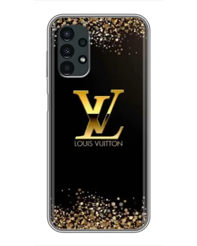 Чехол для Samsung Galaxy A13 (4G) с картинкой «LV — золотые искры»