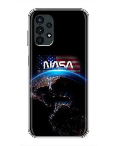 Чехол для Samsung Galaxy A13 (4G) с картинкой «Земля из космоса NASA»