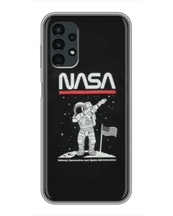 Чехол для Samsung Galaxy A13 (4G) с картинкой «NASA — шагаем по Луне» Чехол для Samsung Galaxy A13 (4G) с картинкой «NASA — шагаем по Луне»