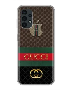Чехол для Samsung Galaxy A13 (4G) с картинкой «Gucci — брендированный десерт» Чехол для Samsung Galaxy A13 (4G) с картинкой «Gucci — брендированный десерт»