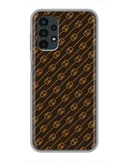 Чехол для Samsung Galaxy A13 (4G) с картинкой «Gucci — золотые диагонали» Чехол для Samsung Galaxy A13 (4G) с картинкой «Gucci — золотые диагонали»