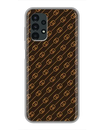 Чехол для Samsung Galaxy A13 (4G) с картинкой «Gucci — золотые диагонали» Чехол для Samsung Galaxy A13 (4G) с картинкой «Gucci — золотые диагонали»