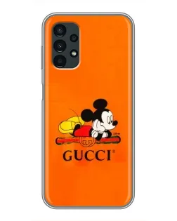 Чехол для Samsung Galaxy A13 (4G) с картинкой «Микки Маус Gucci — оранж» Чехол для Samsung Galaxy A13 (4G) с картинкой «Микки Маус Gucci — оранж»