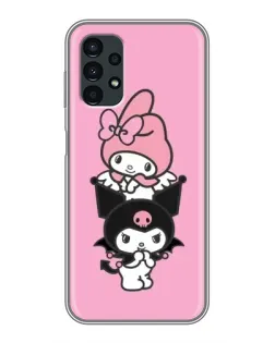 Чехол для Samsung Galaxy A13 (4G) с картинкой «My Melody и Kuromi» Чехол для Samsung Galaxy A13 (4G) с картинкой «My Melody и Kuromi»