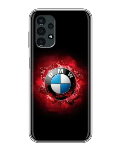 Чехол для Samsung Galaxy A13 (4G) с картинкой «Логотип BMW — вспышка»