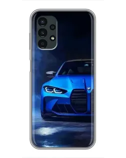 Чехол для Samsung Galaxy A13 (4G) с картинкой «Голубая BMW M4» Чехол для Samsung Galaxy A13 (4G) с картинкой «Голубая BMW M4»