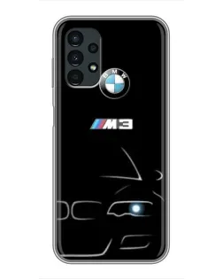 Чехол для Samsung Galaxy A13 (4G) с картинкой «Минималистичный принт BMW M3» Чехол для Samsung Galaxy A13 (4G) с картинкой «Минималистичный принт BMW M3»