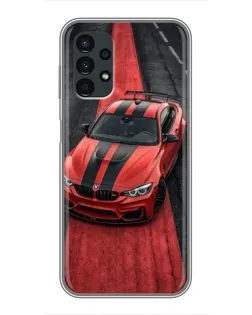 Чехол для Samsung Galaxy A13 (4G) с картинкой «BMW на красной дорожке» Чехол для Samsung Galaxy A13 (4G) с картинкой «BMW на красной дорожке»