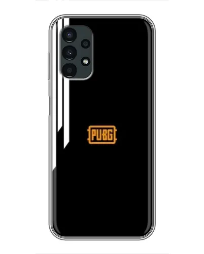 Чехол для Samsung Galaxy A13 (4G) с картинкой «PUBG — вертикальные линии» Чехол для Samsung Galaxy A13 (4G) с картинкой «PUBG — вертикальные линии»