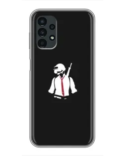 Чехол для Samsung Galaxy A13 (4G) с картинкой «PUBG — силуэт воина» Чехол для Samsung Galaxy A13 (4G) с картинкой «PUBG — силуэт воина»