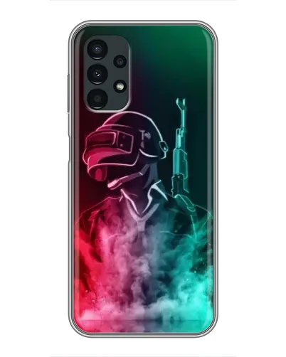 Чехол для Samsung Galaxy A13 (4G) с картинкой «PUBG — огненный воин» Чехол для Samsung Galaxy A13 (4G) с картинкой «PUBG — огненный воин»