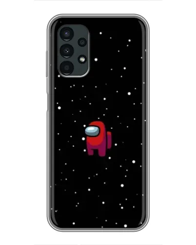 Чехол для Samsung Galaxy A13 (4G) с картинкой «Красный Among Us»