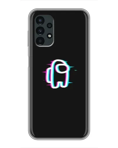 Чехол для Samsung Galaxy A13 (4G) с картинкой «Among Us неон»