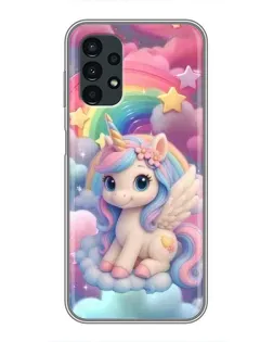 Чехол для Samsung Galaxy A13 (4G) с картинкой «Маленький единорог»