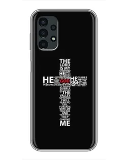 Чехол для Samsung Galaxy A13 (4G) с картинкой «Текстовый крест»