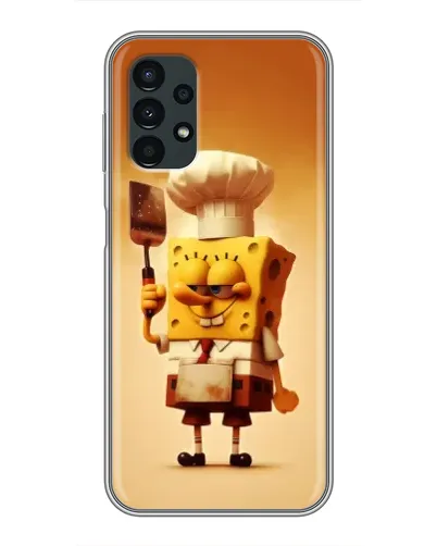 Чехол для Samsung Galaxy A13 (4G) с картинкой «Губка Боб повар» Чехол для Samsung Galaxy A13 (4G) с картинкой «Губка Боб повар»