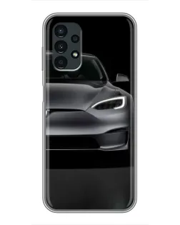 Чехол для Samsung Galaxy A13 (4G) с картинкой «Tesla Model S Look»