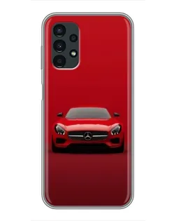 Чехол для Samsung Galaxy A13 (4G) с картинкой «Красный Mercedes AMG»