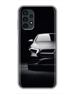 Чехол для Samsung Galaxy A13 (4G) с картинкой «Свет фар Mercedes»