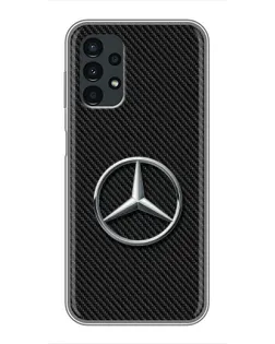 Чехол для Samsung Galaxy A13 (4G) с картинкой «Карбоновый Mercedes стиль»