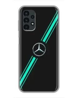 Чехол для Samsung Galaxy A13 (4G) с картинкой «Спортивные линии Mercedes»