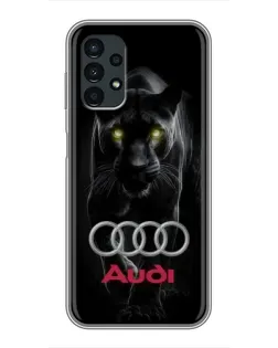 Чехол для Samsung Galaxy A13 (4G) с картинкой «Пантера и Audi»