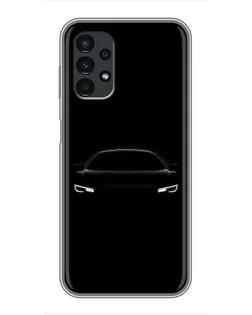 Чехол для Samsung Galaxy A13 (4G) с картинкой «Взгляд Audi в темноте»