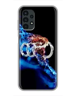 Чехол для Samsung Galaxy A13 (4G) с картинкой «Энергия лого Audi»