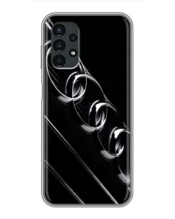 Чехол для Samsung Galaxy A13 (4G) с картинкой «Audi — абстрактные кольца»