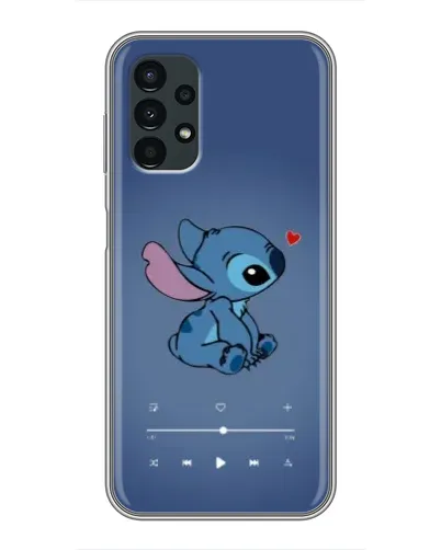 Чехол для Samsung Galaxy A13 (4G) с картинкой «Музыкальный Stitch»