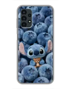 Чехол для Samsung Galaxy A13 (4G) с картинкой «Стич и голубика» Чехол для Samsung Galaxy A13 (4G) с картинкой «Стич и голубика»