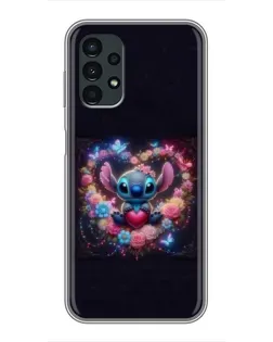Чехол для Samsung Galaxy A13 (4G) с картинкой «Stitch в цветах» Чехол для Samsung Galaxy A13 (4G) с картинкой «Stitch в цветах»