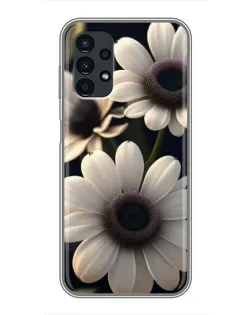 Чехол для Samsung Galaxy A13 (4G) с картинкой «Белые маргаритки макро» Чехол для Samsung Galaxy A13 (4G) с картинкой «Белые маргаритки макро»