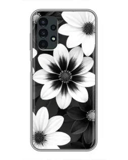 Чехол для Samsung Galaxy A13 (4G) с картинкой «Монохромные астры» Чехол для Samsung Galaxy A13 (4G) с картинкой «Монохромные астры»