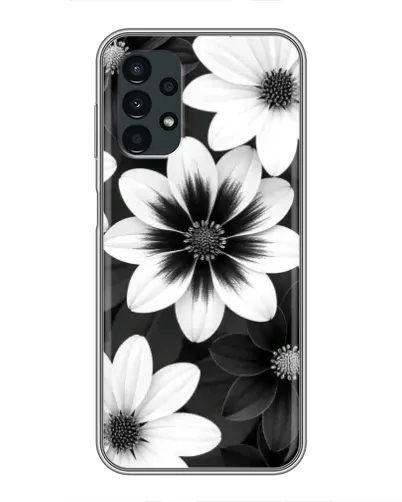 Чехол для Samsung Galaxy A13 (4G) с картинкой «Монохромные астры» Чехол для Samsung Galaxy A13 (4G) с картинкой «Монохромные астры»