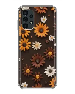 Чехол для Samsung Galaxy A13 (4G) с картинкой «Узор из маленьких подсолнухов» Чехол для Samsung Galaxy A13 (4G) с картинкой «Узор из маленьких подсолнухов»